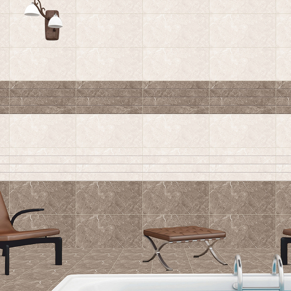 Magnif - HL Tiles Wall Tiles  Pattern Glossy Cream | Image 3